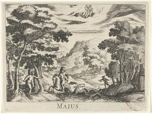 Cuadro pared lienzo Maggio di Simon Frisius pintura decorativa para muros vacíos