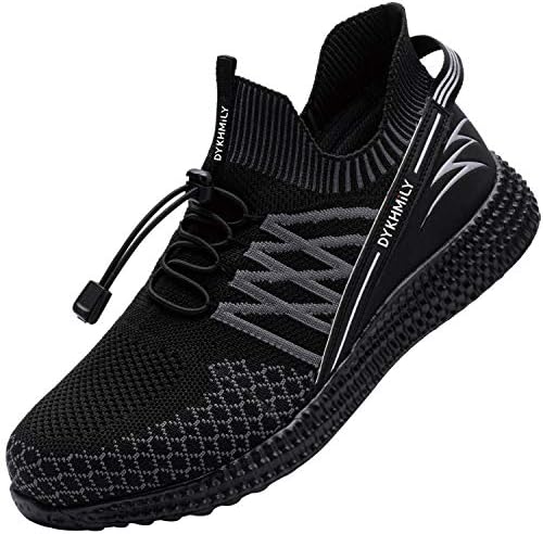 DYKHMILY Steel Toe Sneakers for Men 