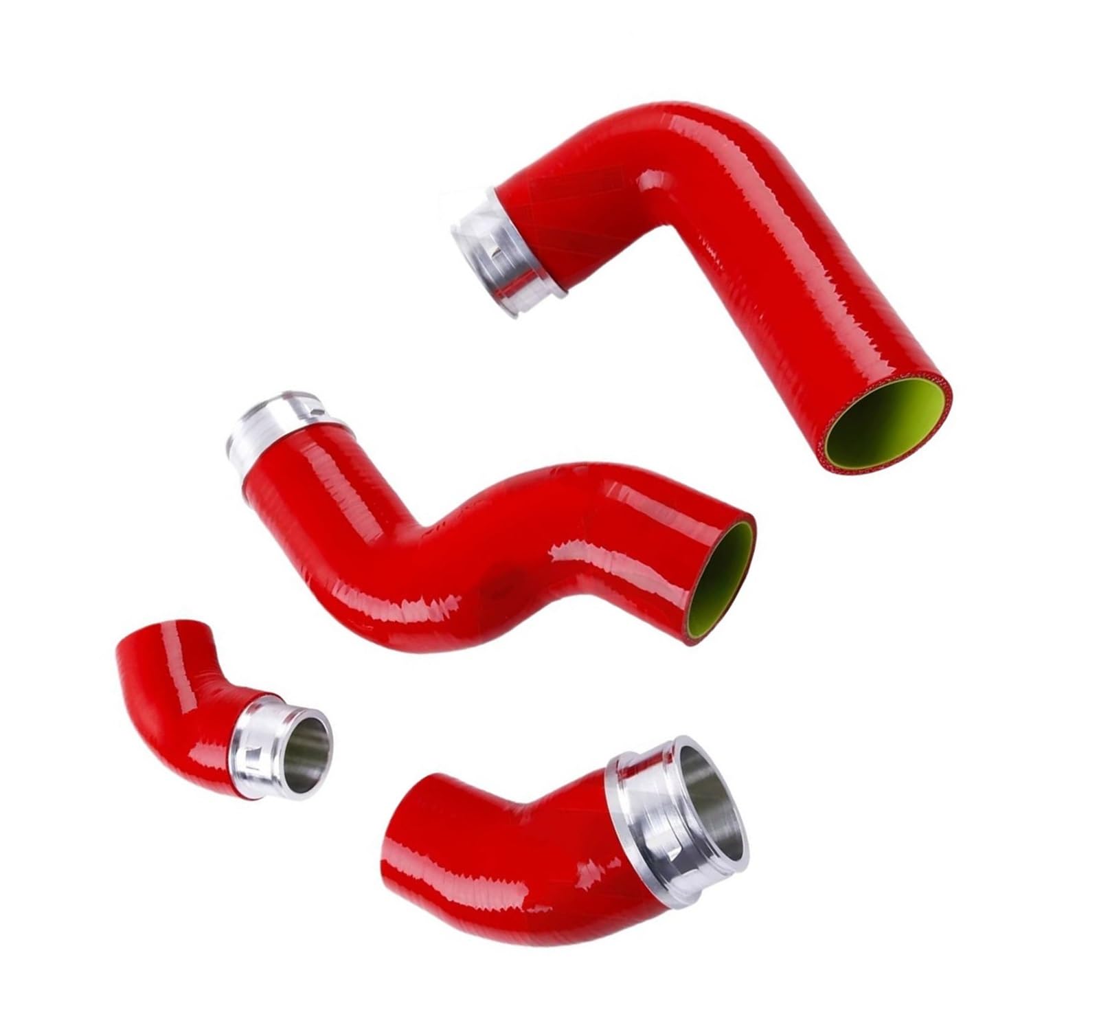 Rcuihgfb Red Radiator Bypass Hose Compatible With Vw For Jetta For Gli For Wolfsberg 2008 2009 2010 For Golf For Gti Mk5 2.0T Fsi Engine Intercooler For Turbo Boost Hose Tube(Red)