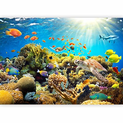 murando - Vlies Fototapete Aquarium 200x140 cm - Foto Tapete Schlafzimmer...