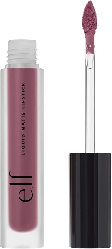 e.l.f. Cosmetics Liquid Matte Lipstick, Highly Pigmented, Quick Drying & Smudge Proof, Nourish & Soften, Diamond-Shaped Wand, Wine Tour