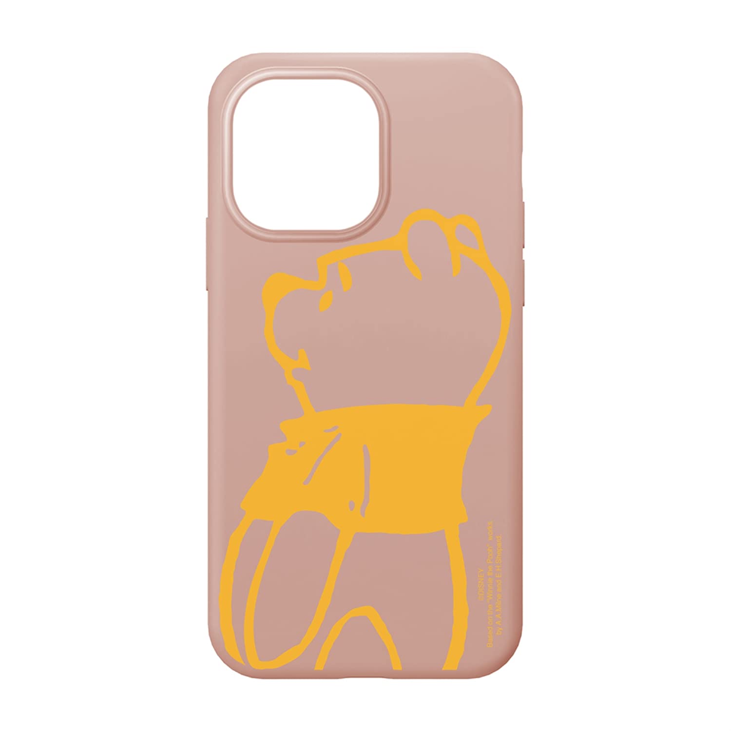 Premium Style iPhone 13 Pro用 抗菌スリムシリコンケース [くまのプーさん] PG-DSC21N04POO