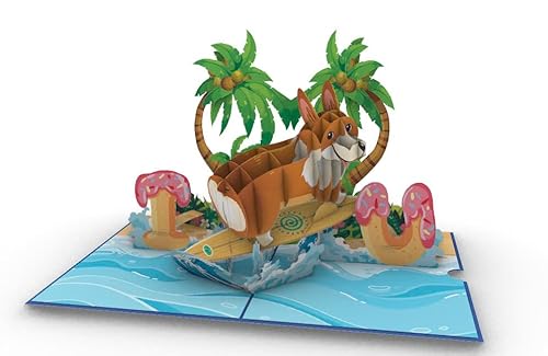 PALOX CRAFTS 3D|bvAbvJ[h ? h[ic̕ƃV̖؂̃T[tBR[M[ ? DAĂ̒aAr[`p[eB[̂߂̊yO[eBOJ[h ? 6C` x 8C`