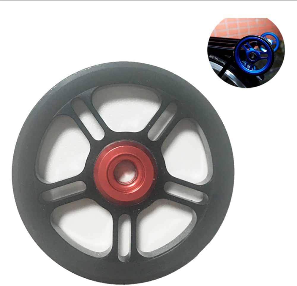 Aluminum Alloy Easy Wheel Rack Accessories Folding Bicycle Outdoor Replacement Easy Wheel 1 Piece 30g Parts