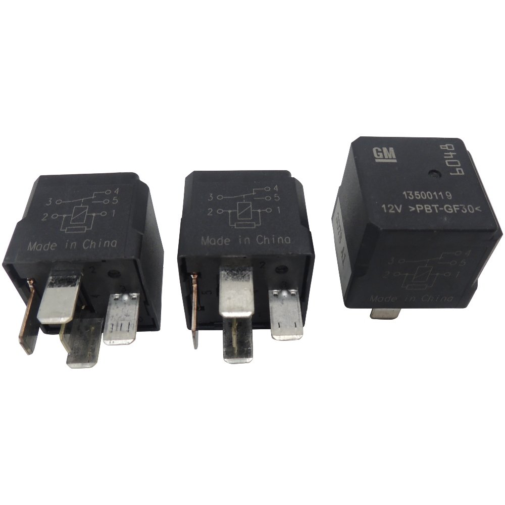 OEM GM 5Pin Relays 3Pack 13500119 6048 5Terminal Multi