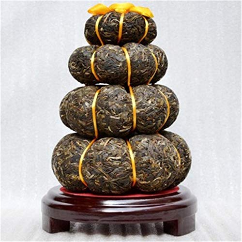 通用 1000g Yunnan Pu-erh Tea Gift Craft Pu Er Tea Zucca Decorazione Puer Raw Gift Tea - immagine 3