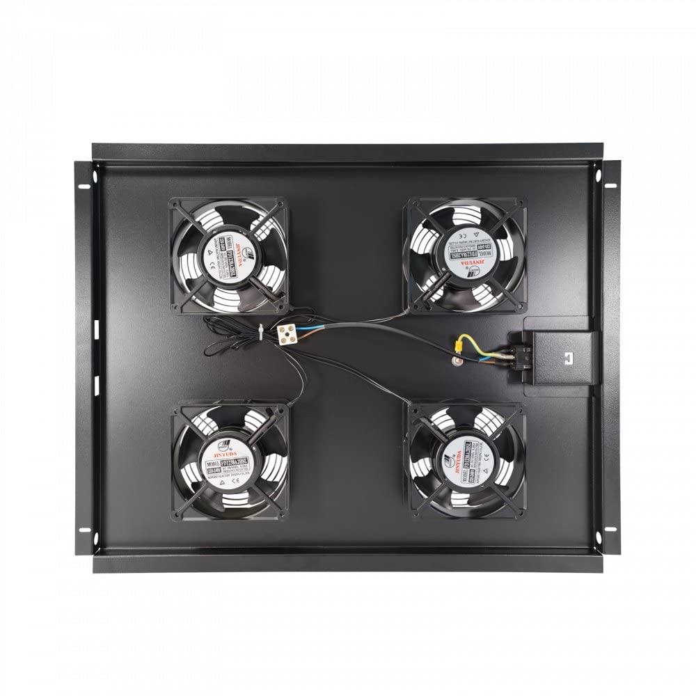 Bandeja 4 ventiladores Rack fibra óptica 19" 780m3hTELEVES 533176