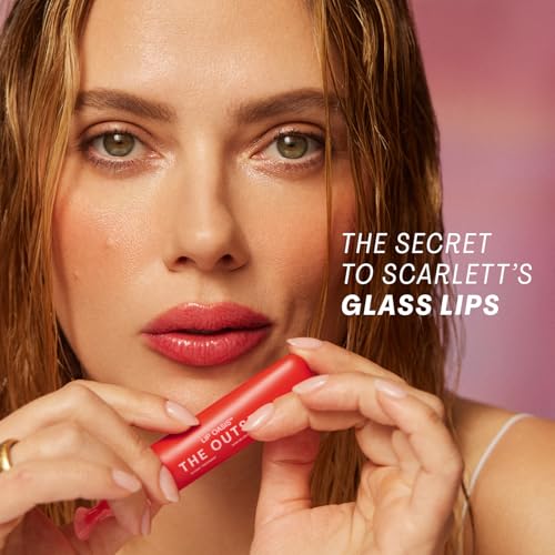 Image of The Outset Lip Oasis Hydrating Lip Balm, Glossy Moisturizing Lip Treatment for Dry, Sensitive Lips, Clean, Vegan & Gluten-Free, Sheer Tint Sun Kiss, 0.3 oz