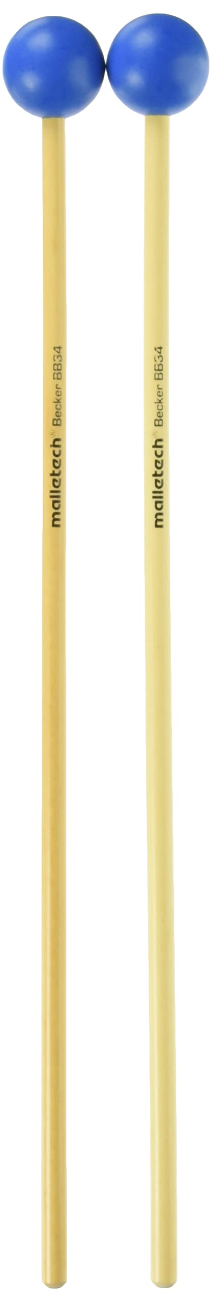 Malletech Bob Becker Xylophone Mallet - Medium Bright Blue Medium Hard