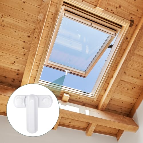 8 Stück Fenstersicherung Einbruchschutz, Fenstersicherung mit 16 Schrauben, Fensterriegel für Upvc Fenster und Holzfenster