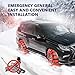 10Pcs Snow Chains for Car Tires, Anti-Skid Snow Tire Straps Portable Emergency Non-Slip Plastic Cable Ties for Muddy Roads and Winter Driving Zip Tie Tire Chains Zip Ties for