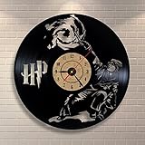 El reloj que hemos utilizado en este diseño tiene mejor movimiento de cuarzo de calidad y el diseño exterior está hecha de expediente de la música de vinilo utilizado, por lo que puede tener pequeños arañazos en la superficie.
