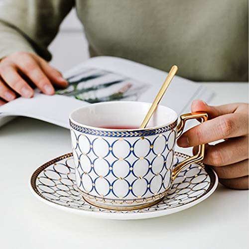 Infuseur bouilloire théière céramique et tasse de café à poignée dorée thermo-résistante - 5