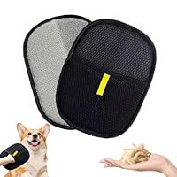 2 Stück tierhaarentferner handschuh,katzen haarentferner,hunde haarentferner,katzen handschuhe fellpflege,haarentfernungs handschuh für Katzen/Hunde, Antistatische Haarentfernung an Sofa & Kleidung