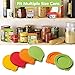 star sound source Silicone Pet Can Covers lids-4 Pack for Pet Dog Cat Food Can Top One Size Fits All Standard Size Dog and Cat Can Tops Universal Silicone Can Lid Cover 4/Pack (4clours)