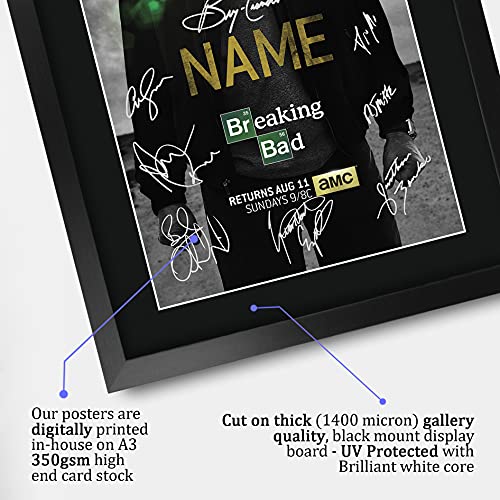 HWC Trading A3 FR Breaking Bad Tv Posters Casting Series Of Ondertekening Van Gift A3 Gifts Ontworpen Afgedrukt Op… - Afbeelding 5