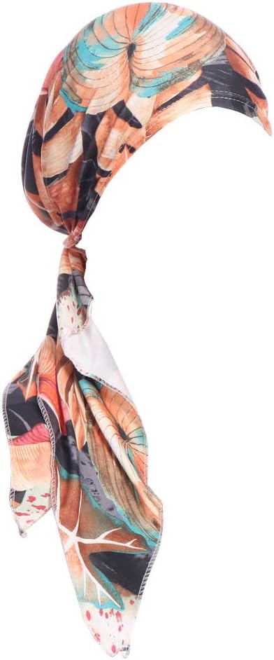 Pre-Tied Bandana Turban Hat Chemo Cancer Headscarf Headwraps Headwear for Women Hair Cover Hat
