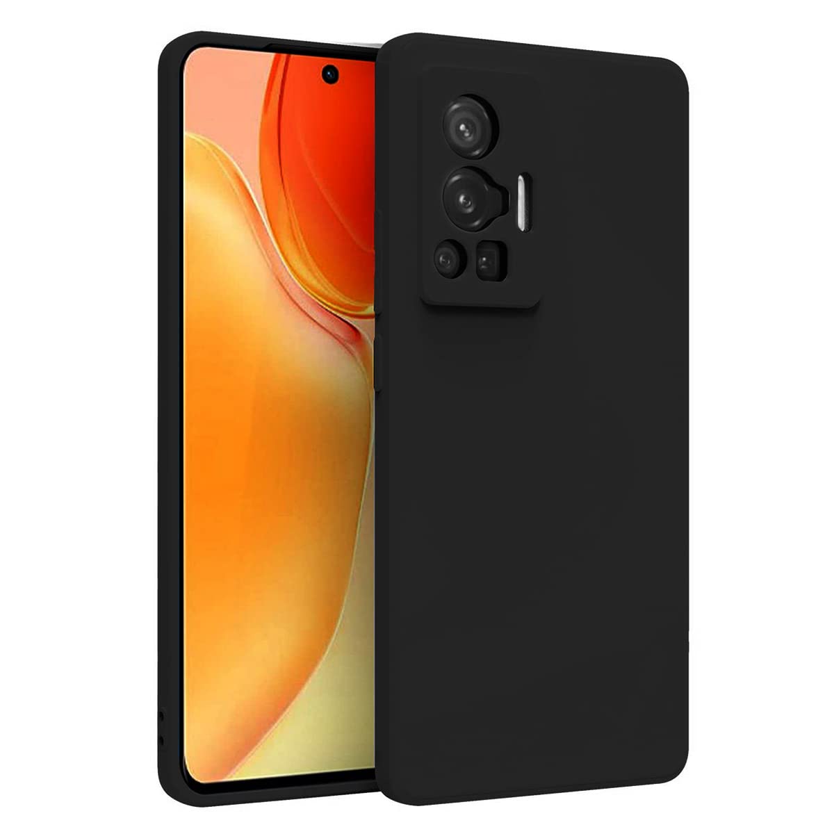 LIRAMARK Silicone Soft Back Cover Case for Vivo X70 PRO (Black) (B0B3FBM7F4) Amazon Price History, Amazon Price Tracker