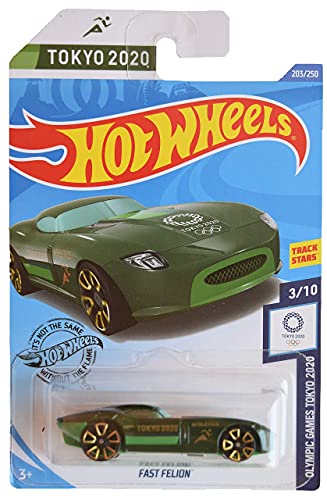 Hot Wheels Fast Felion Vert 203/250 voiture miniature de collection