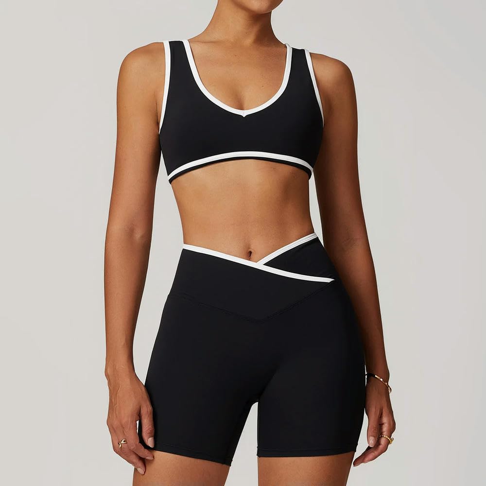 Ensemble de yoga sensation nu effet push-up pour fitness et course