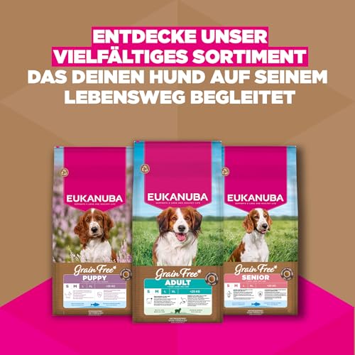 Eukanuba Hundefutter getreidefrei für kl. & mittelgroße Rassen, 12kg