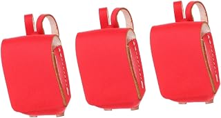 STOBOK Modelo De Pacote De Casa De Bonecas 3 Peças Mochila De Pano Bolsa De Bebê Vermelha Ob11 Mini