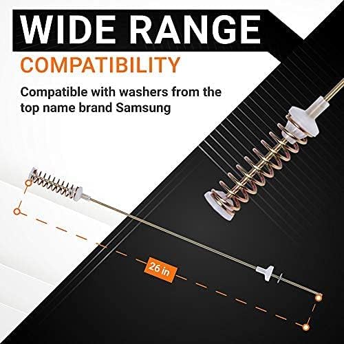 Miniatura 7 de BlueStars - Kit de varilla de suspensión de suspensión ultraduradera DC97-16350E, ajuste exacto para lavadora Samsung, sustituye a PS4276369