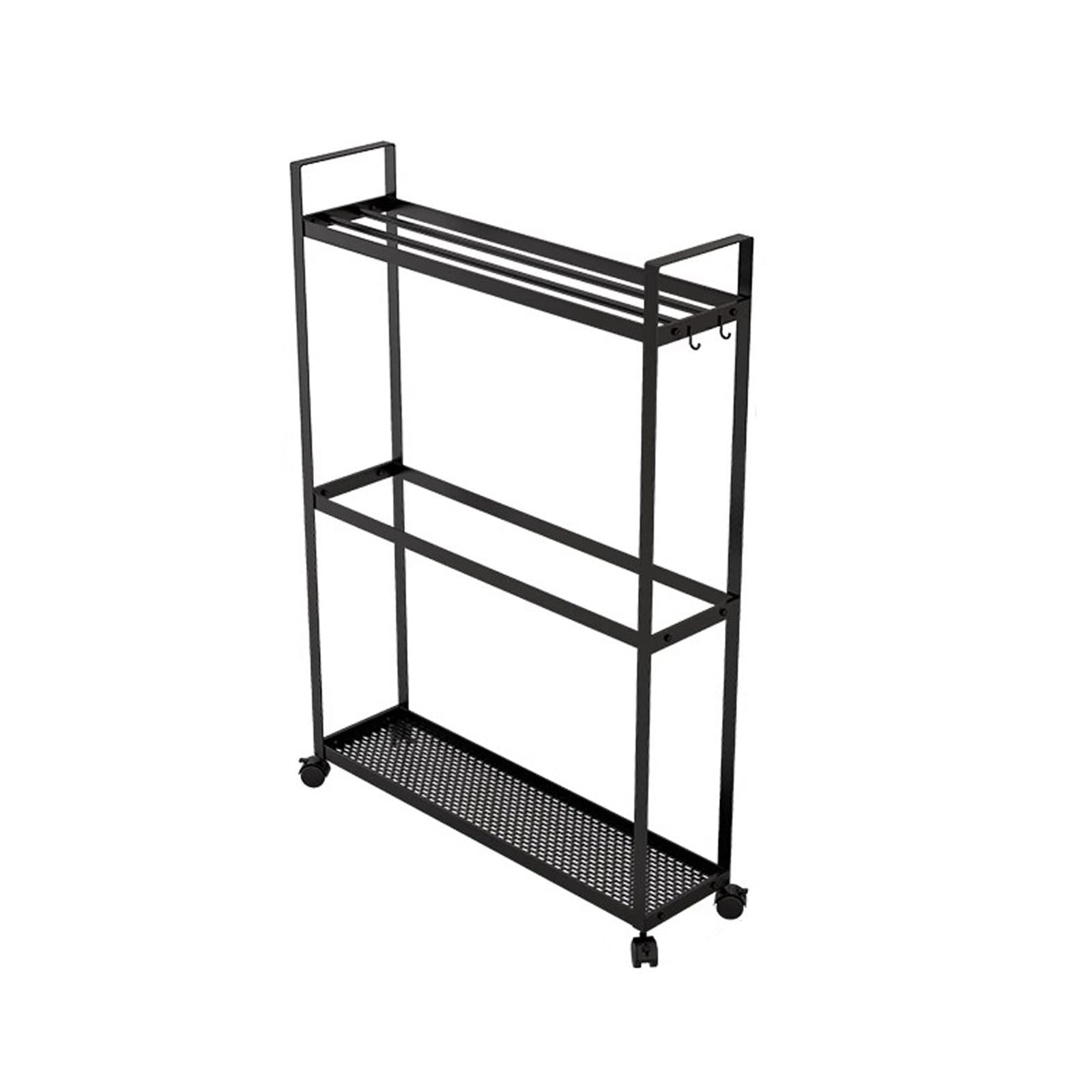 Porte-serviettes design compact métal noir mat fixation adhésive robuste