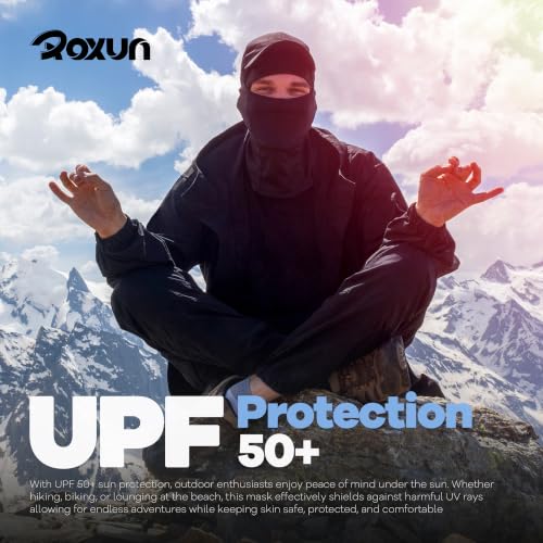 Image of ROXUN Ski Mask Balaclava, Motorcycle Summer Cooling Breathable UV Protector