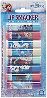 Lip Smacker - Disney Frozen Collection - Lip Balms for Kids - Lip Gloss for Girls in 8 Different Flavours, Ideal for Parties - Party Pack of 8, 24130