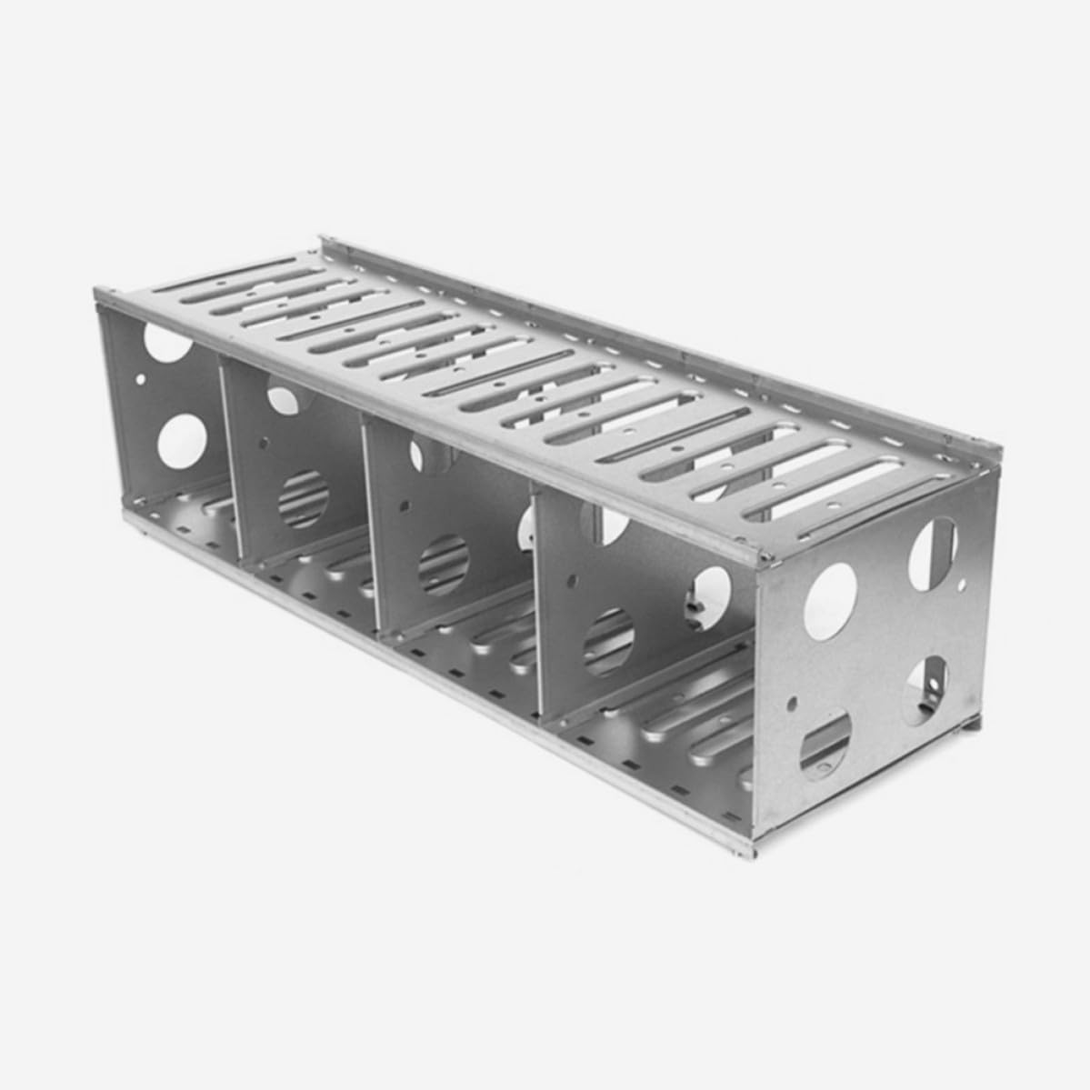 Yardwe Caja De Almacenamiento De Disco Duro Externo Multicapa De Acero Inoxidable 1 Set Para Caja De Computadora Protección E Instalación