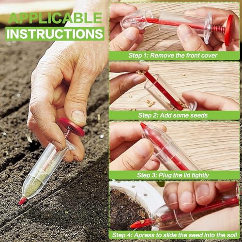 Dispensador Mini Manual para Siembra de Semillas miniatura 4