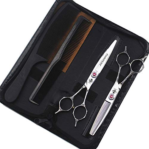 Ciseaux à cheveux de 15,2 cm et ciseaux effiler professionnels - 2