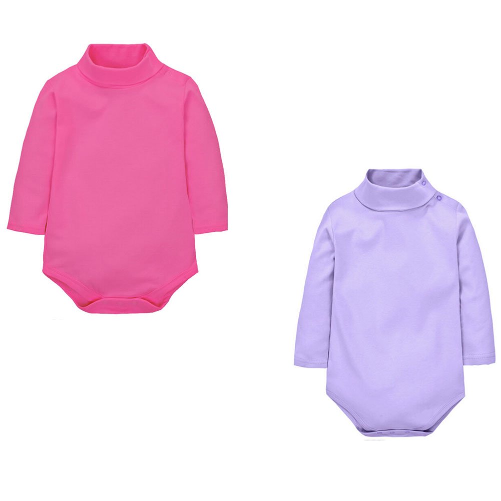 CuteOn Kids Kinder High Neck T-Shirt Baumwolle Tops Shirt Be