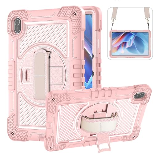 Coque Matepad SE 11 2024 antichoc finition premium or rose enfant