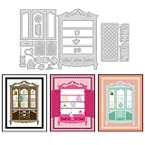 Amplia aplicación: estos troqueles de corte de metal son excelentes plantillas., ideal para manualidades con papel, decoración del álbum, elaboración de tarjetas navideñas, sobre de invitación, regalo unico, imágenes prediseñadas de efecto 3D, álbumes de recortes de fotos y más proyectos de manualidades.