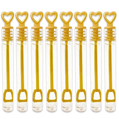 24x Goldene Seifenblasen Röhrchen mit Herz Wedding Bubbles Hochzeit Mitbringsel Dekoration 24x Goldene Seifenblasen Röhrchen mit Herz Wedding Bubbles Hochzeit Mitbringsel Dekoration