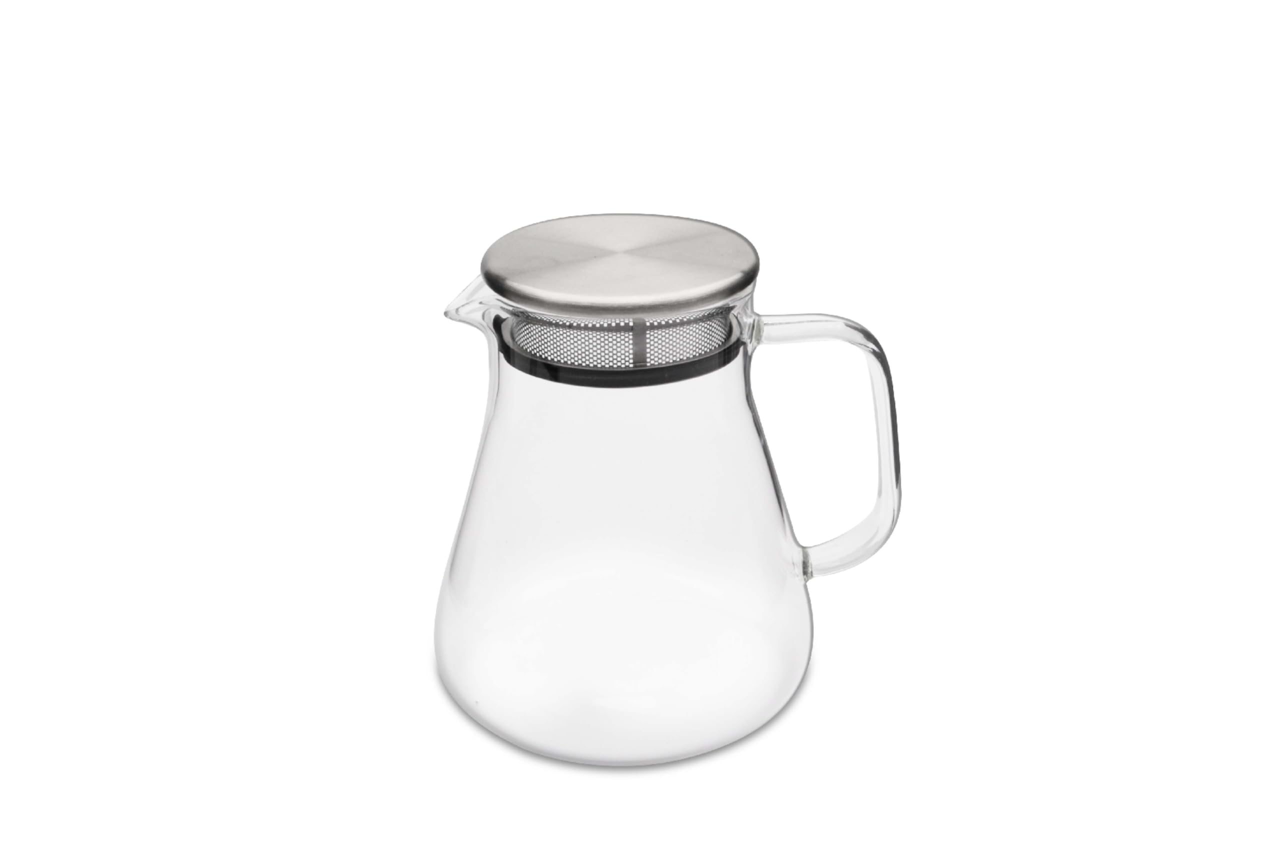 Théière en verre borosilicate 800 ml Karl Weis pour infuser sans résidus