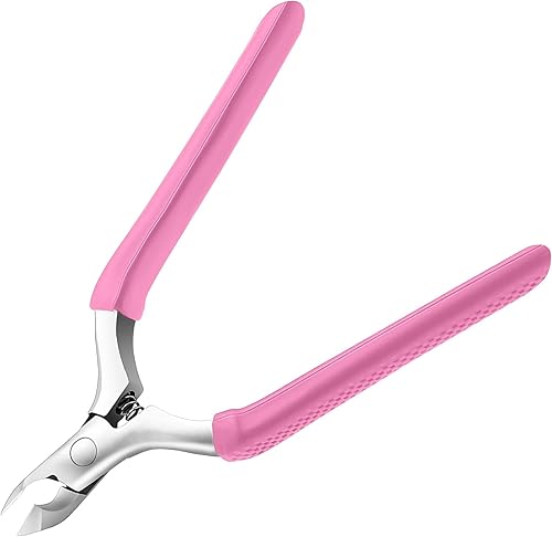 CGBE Cortador de cutículas de 34 de mandíbula extremadamente afilado, cortador de cutículas de acero inoxidable, cortador de cutículas, herramienta