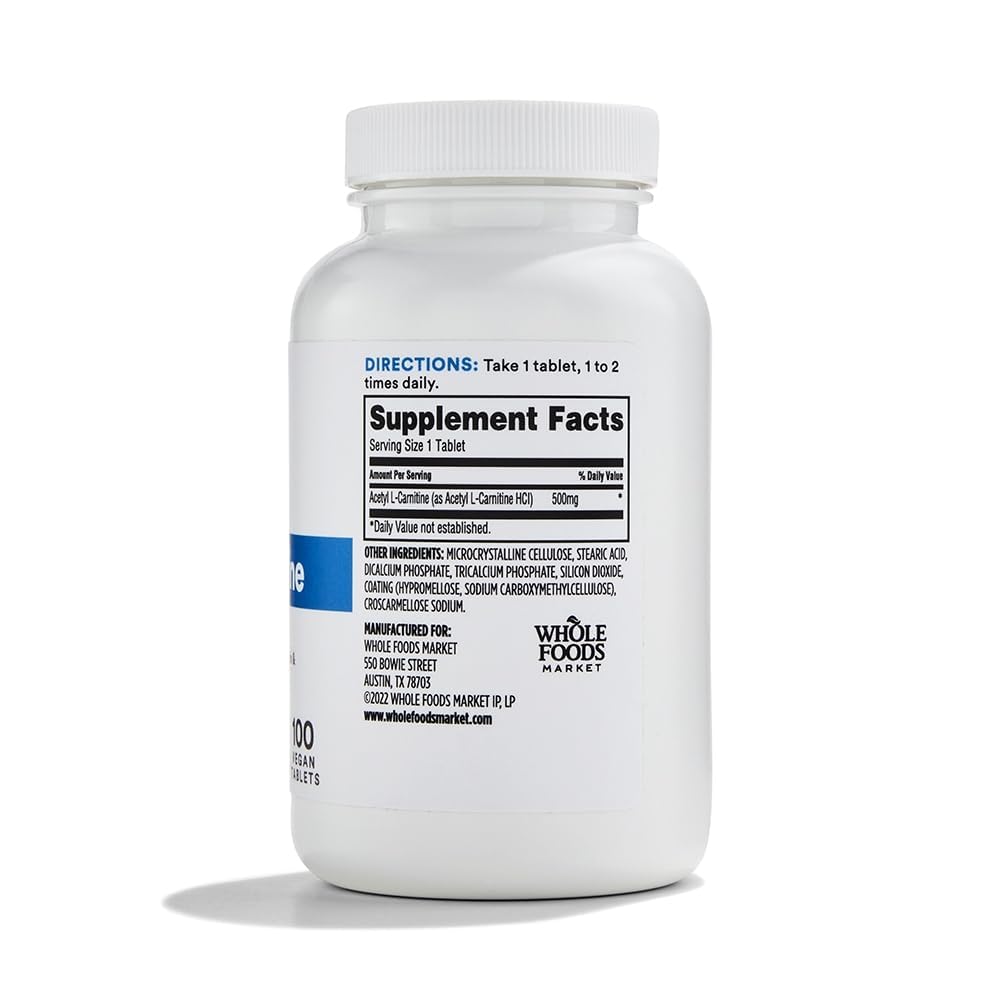 l carnitine lp a L-Carnitine 500 mg, vcaps – Betsy's Health Foods main image 1