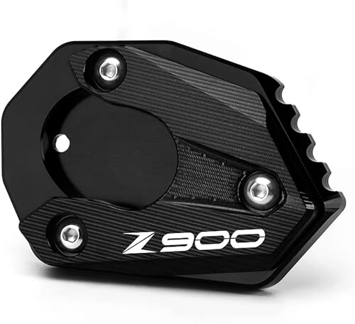 Miniatura 3 de Compatible con Kawasaki Z900 2017-2022 placa de extensión de soporte CNC para motocicleta, soporte lateral, almohadilla z 900 z900 accesorios (negro)
