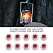 Lantern Mantles, 20Pcs 7CM Double Head Gas Lanterns Kerosene Lamp Camping Mantles Double Hole Gas Lamp Part for Outdoors Camping Hiking