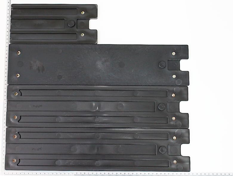 Scheppach Kunststoffführungen (1 Satz = 4 Stück) | Original Ersatzteil für Holzspalter Compact 15t, HL1200, OX 3-1000 | Führungsplatten Gleitplatten