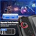Switch Controller for Switch/Switch OLED, Rechargeable Plug-in Switch Controller, One Piece Ergonomic Grip Switch Controller for Handheld Mode with Turbo,Dual Vibration,6-Axis Motion Control,Red-Blue