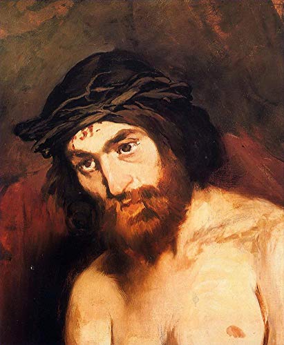 Tableau Christ Édouard Manet huile sur toile pour remplacer les posters sans âme