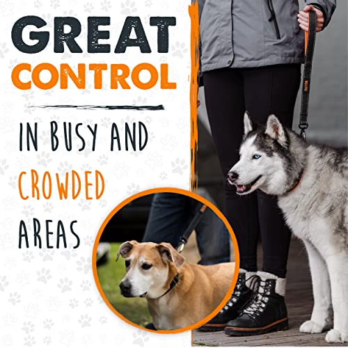 Mighty Paw Short Leash, Traffic Handle Dog Leash, Premium Quality Dog Lead With Padded Handle (30 In, Black) #TOP2