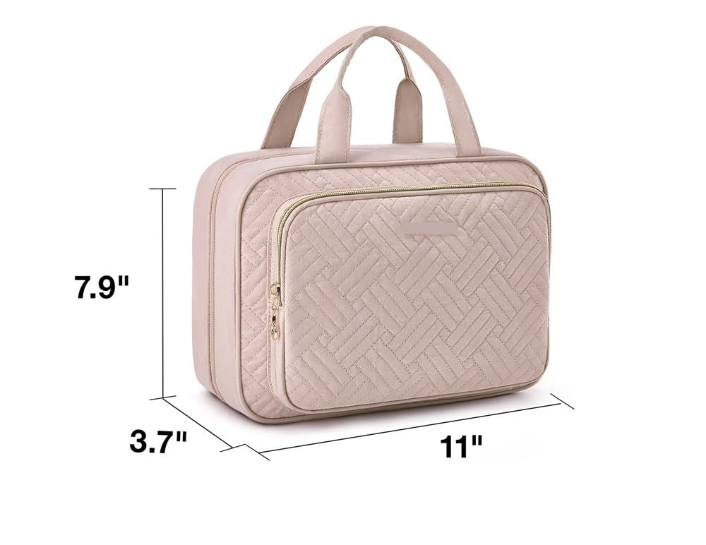 Wielofunkcyjna kosmetyczka Męska i damska torba wisząca na kosmetyki podróżne wielokolorowa(Pink)