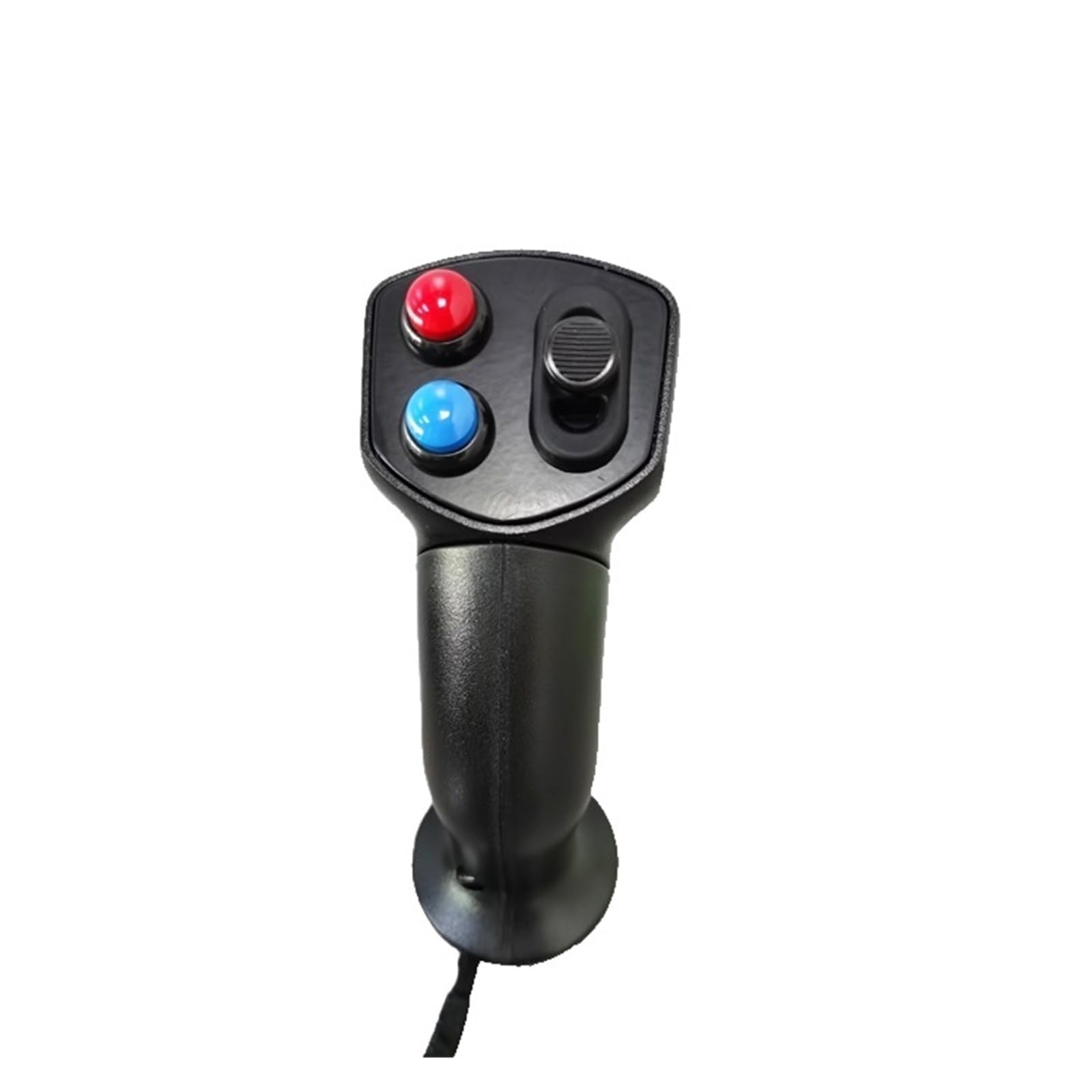 Joystick Industriale Hall, A60+2 Pulsanti + Interruttore a bilanciere Verticale Impugnatura Multifunzione Impugnatura Industriale Joystick a bilanciere(SMCA60QBS Arm Grip Right Hand)