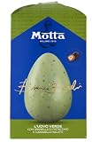 Motta Uovo di Pasqua Verde con Granella di Pistacchio e Caramello Salato, 220 g, Collaborazione Bruno Barbieri