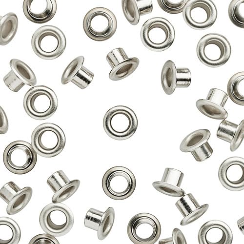 WidgetCo 5mm Nickel Shelf Pins Sleeves, Requires 7/32" Holes, Fits 5mm Size Shelf Pins (Qty 1000)